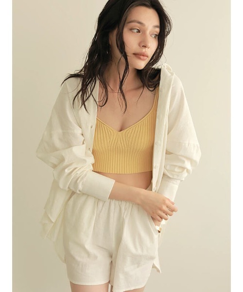 ACYM(アシーム)の「Relax linen short パンツ(その他パンツ・レディース・ベージュ/アイボリー・FREE)」の11枚目の写真