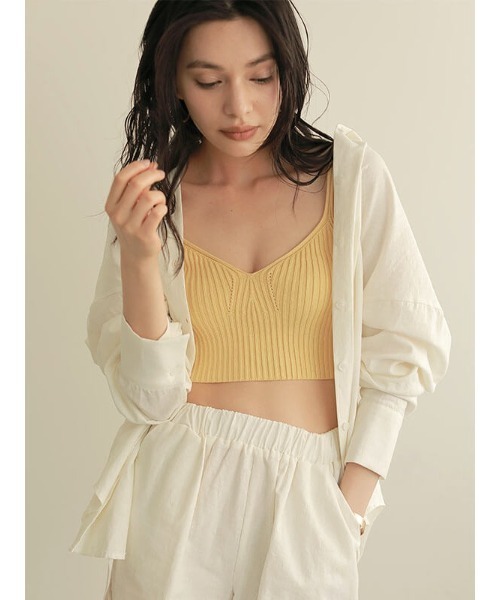 ACYM(アシーム)の「Relax linen short パンツ(その他パンツ・レディース・ベージュ/アイボリー・FREE)」の13枚目の写真