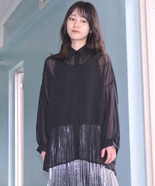 HARLEM ROUNGE(ハーレムラウンジ)の「シアーシャツ(シャツ/ブラウス・レディース・ブラック/ゼブラ/ホワイト/チェック/その他・FREE)」の20枚目の写真