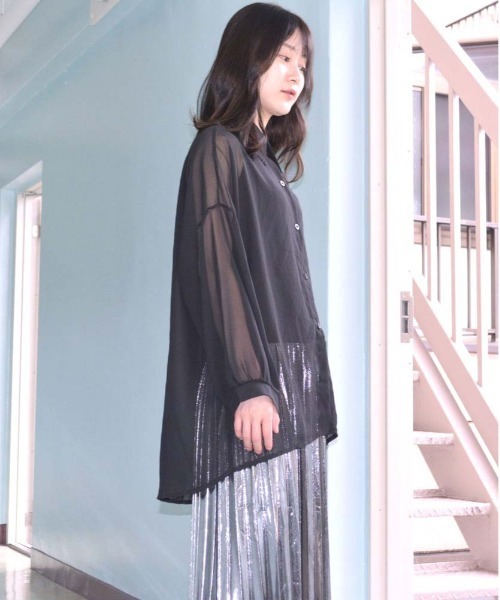 HARLEM ROUNGE(ハーレムラウンジ)の「シアーシャツ(シャツ/ブラウス・レディース・ブラック/ゼブラ/ホワイト/チェック/その他・FREE)」の18枚目の写真
