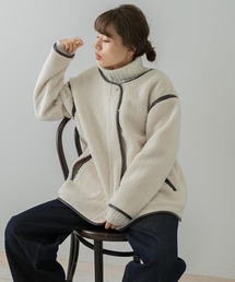 URBAN RESEARCH Sonny Label | リバーシブルフェイクムートンショートコート(その他アウター)