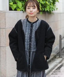 URBAN RESEARCH Sonny Label | リバーシブルフェイクムートンショートコート(その他アウター)