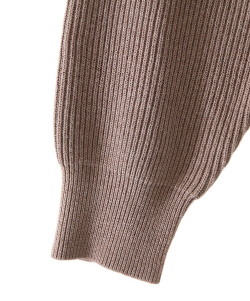 BALLAST ARK（バラストアーク）の「BALLAST ARK / バラストアーク：Half Zip Knit：BA04-K001[AST]（ニット/セーター・メンズ・ブラウン/グレー・M/L）」の9枚目の写真