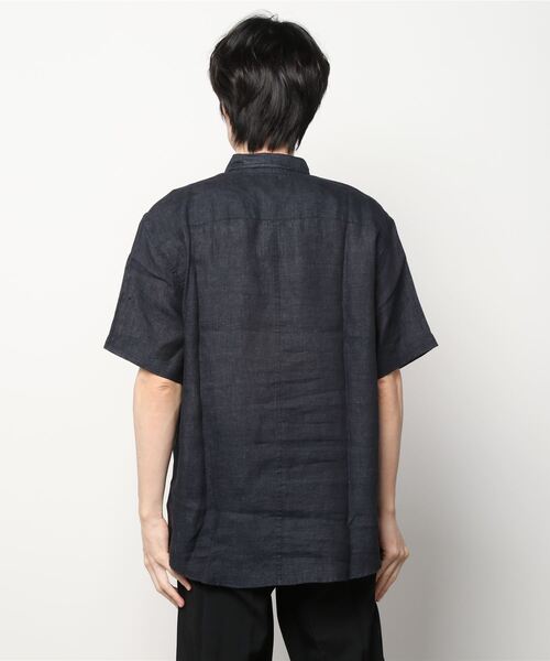 Frank&Eileen（フランクアンドアイリーン）の「Frank & Eileen / フランクアンドアイリーン：JP COLIN/LINEN：3320700106[PIE]（シャツ/ブラウス・メンズ・ブラック・L）」の2枚目の写真