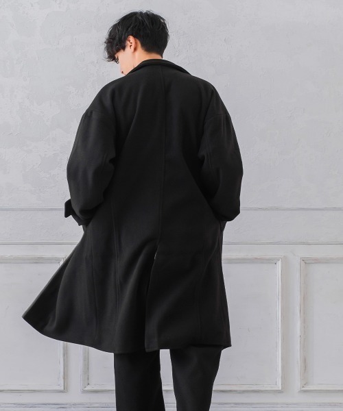 improves（インプローブス）の「テックメルトン ショップコート（ステンカラーコート・メンズ・オリーブ/ブラック/グレイッシュブルー/クリーム・LARGE/MEDIUM/X-LARGE）」の18枚目の写真