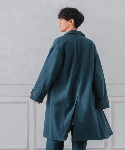 improves（インプローブス）の「テックメルトン ショップコート（ステンカラーコート・メンズ・オリーブ/ブラック/グレイッシュブルー/クリーム・LARGE/MEDIUM/X-LARGE）」の16枚目の写真