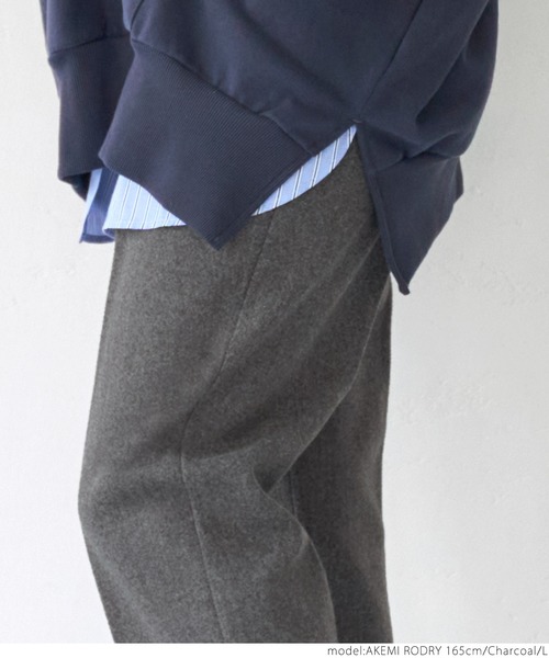 coca（coca）（コカ）の「圧縮ポンチテーパードパンツ（その他パンツ・レディース・ブラウン/アイボリー/チャコール・M/L）」の19枚目の写真