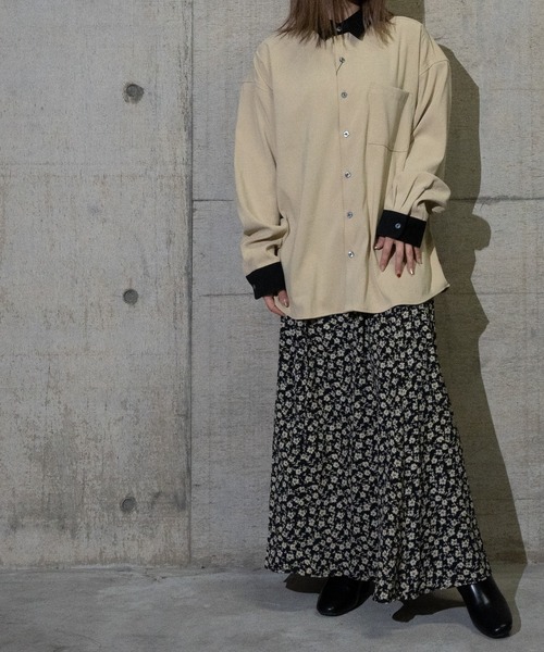 Naive magic(ナイーブマジック)の「【a】モールスキンクレリックシャツ(シャツ/ブラウス・メンズ・グレー/ベージュ/ブルー・LARGE/MEDIUM)」の11枚目の写真