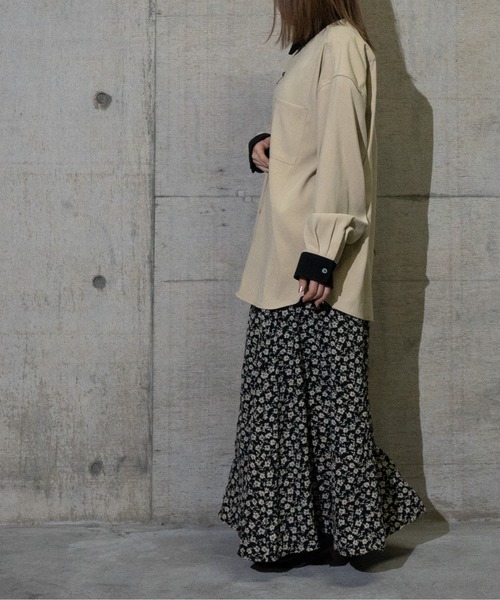 Naive magic(ナイーブマジック)の「【a】モールスキンクレリックシャツ(シャツ/ブラウス・メンズ・グレー/ベージュ/ブルー・LARGE/MEDIUM)」の10枚目の写真