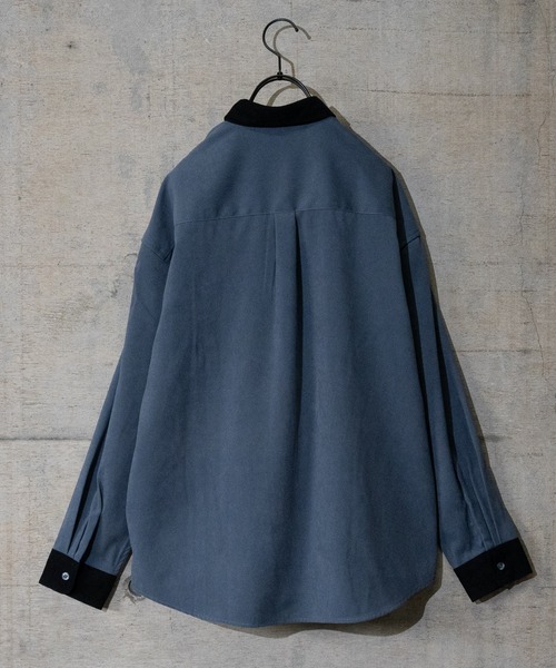 Naive magic(ナイーブマジック)の「【a】モールスキンクレリックシャツ(シャツ/ブラウス・メンズ・グレー/ベージュ/ブルー・LARGE/MEDIUM)」の13枚目の写真