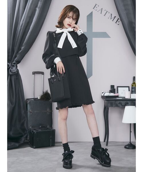 2ピースライクボウタイワンピース ワンピース Eatme イートミー のファッション通販 Zozotown