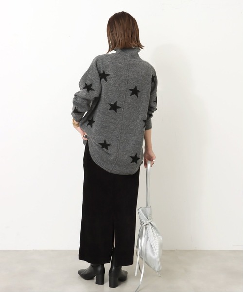 Simplicite（サンプリシテ）の「星柄ニット プルオーバー◆（ニット/セーター・レディース・ブラック/ベージュ/グレー・FREE）」の16枚目の写真