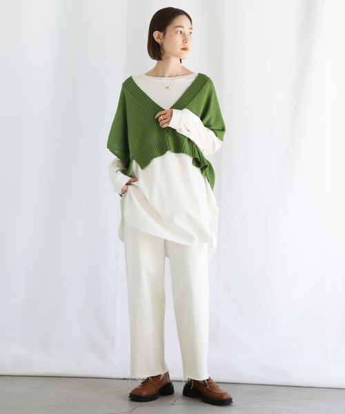 select MOCA(セレクトモカ)の「スクエアトゥフェイクレザーローファー(ローファー・レディース・ブラック/ブラウン/オフホワイト・SMALL/MEDIUM/LARGE)」の5枚目の写真