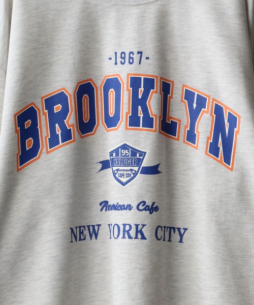 SITRY（シトリー）の「wide silhouette fake layered sweat/ワイドシルエット フェイクレイヤード スウェット/トレーナー（スウェット・メンズ・アッシュグレー/ブラック/ネイビー/グリーン・M/L）」の17枚目の写真