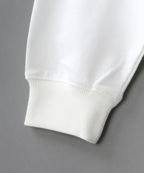 SITRY（シトリー）の「wide silhouette fake layered sweat/ワイドシルエット フェイクレイヤード スウェット/トレーナー（スウェット・メンズ・アッシュグレー/ブラック/ネイビー/グリーン・M/L）」の15枚目の写真