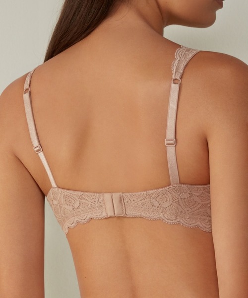 Elena レース バルコネットブラ【ナチュラル 自然 肩こりし
