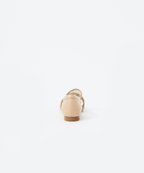 LAROUTE（ラルート）の「【WEB限定】チューブベルトメッシュフラットシューズ（ドレスシューズ・レディース・ブラック/ベージュ/グレー・38/39/35/36/37）」の6枚目の写真