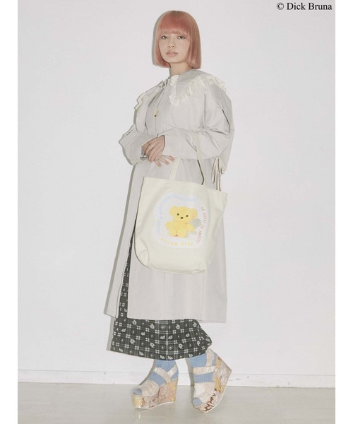 merry jenny（メリージェニー）の「きいろいくまトート（トートバッグ・レディース・アイボリー/ブルー・FREE）」の3枚目の写真