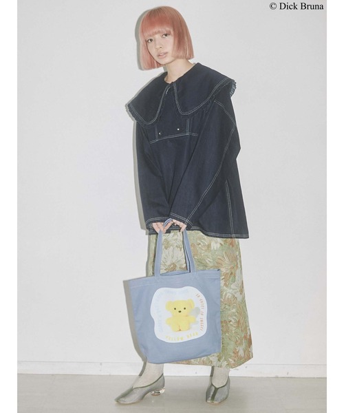 merry jenny（メリージェニー）の「きいろいくまトート（トートバッグ・レディース・アイボリー/ブルー・FREE）」の14枚目の写真