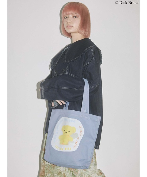 merry jenny（メリージェニー）の「きいろいくまトート（トートバッグ・レディース・アイボリー/ブルー・FREE）」の16枚目の写真