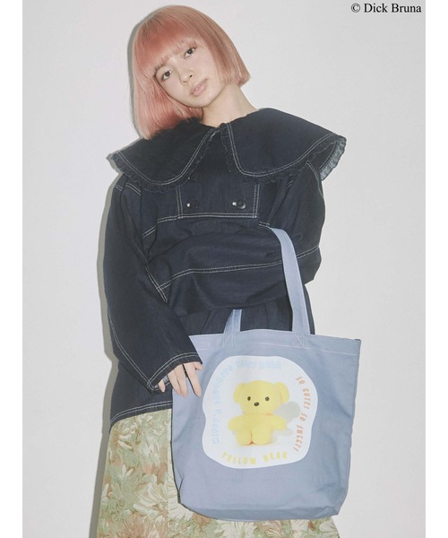 merry jenny（メリージェニー）の「きいろいくまトート（トートバッグ・レディース・アイボリー/ブルー・FREE）」の17枚目の写真