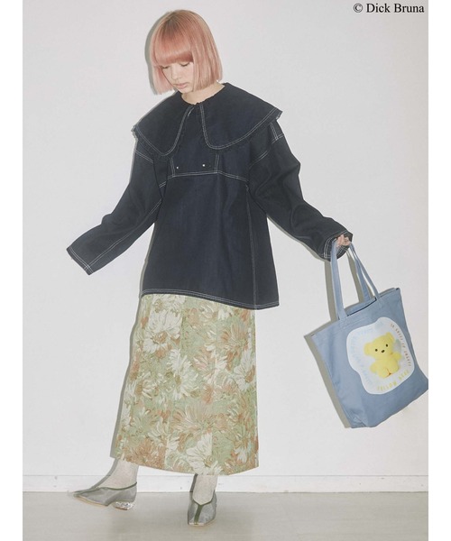 merry jenny（メリージェニー）の「きいろいくまトート（トートバッグ・レディース・アイボリー/ブルー・FREE）」の18枚目の写真