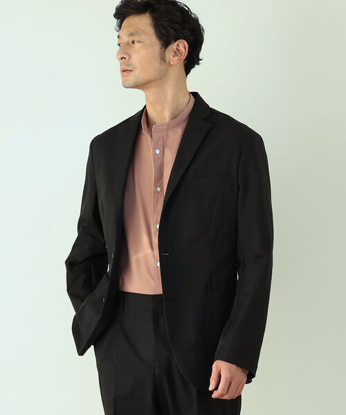 B:MING by BEAMS(ビーミングバイビームス)の「B:MING by BEAMS / NOMAD コットン調 ストレッチ ジャケット (セットアップ対応)(スーツジャケット・メンズ・ブラック/ダークブラウン/カーキ・44/46/48/50)」の2枚目の写真