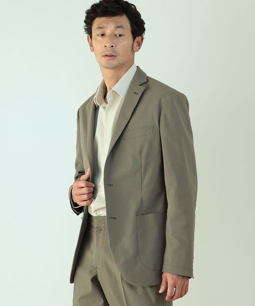 B:MING by BEAMS(ビーミングバイビームス)の「B:MING by BEAMS / NOMAD コットン調 ストレッチ ジャケット (セットアップ対応)(スーツジャケット・メンズ・ブラック/ダークブラウン/カーキ・44/46/48/50)」の14枚目の写真