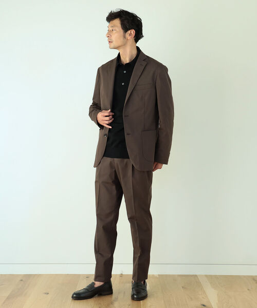 B:MING by BEAMS(ビーミングバイビームス)の「B:MING by BEAMS / NOMAD コットン調 ストレッチ ジャケット (セットアップ対応)(スーツジャケット・メンズ・ブラック/ダークブラウン/カーキ・44/46/48/50)」の9枚目の写真