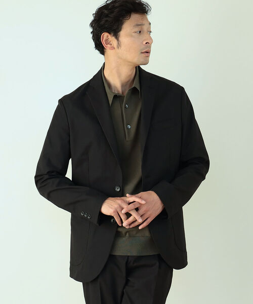 B:MING by BEAMS(ビーミングバイビームス)の「B:MING by BEAMS / NOMAD コットン調 ストレッチ ジャケット (セットアップ対応)(スーツジャケット・メンズ・ブラック/ダークブラウン/カーキ・44/46/48/50)」の15枚目の写真