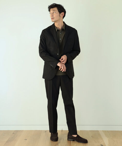 B:MING by BEAMS(ビーミングバイビームス)の「B:MING by BEAMS / NOMAD コットン調 ストレッチ ジャケット (セットアップ対応)(スーツジャケット・メンズ・ブラック/ダークブラウン/カーキ・44/46/48/50)」の12枚目の写真