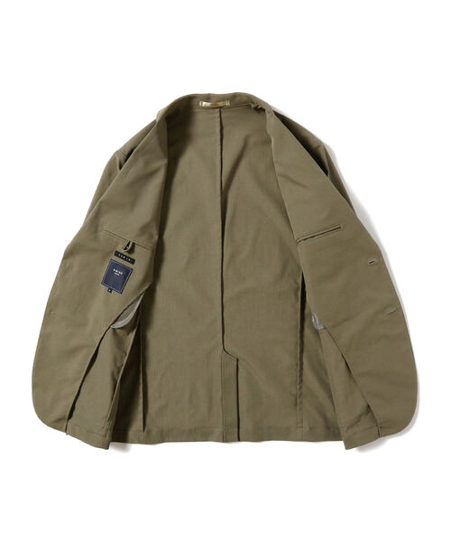 B:MING by BEAMS(ビーミングバイビームス)の「B:MING by BEAMS / NOMAD コットン調 ストレッチ ジャケット (セットアップ対応)(スーツジャケット・メンズ・ブラック/ダークブラウン/カーキ・44/46/48/50)」の7枚目の写真