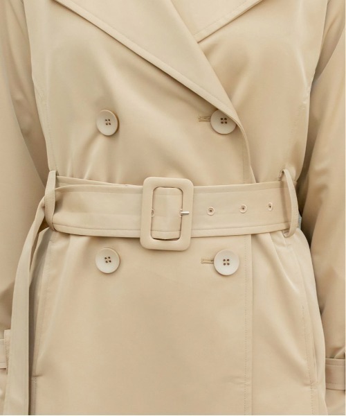 RANDA(ランダ)の「カッティングデザイントレンチコート(トレンチコート・レディース・アイボリー/ベージュ・1/0)」の4枚目の写真