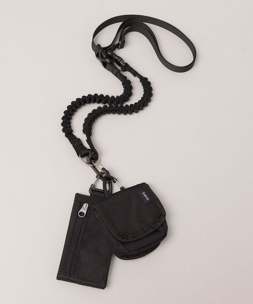 SHIPS（シップス）の「【WEB限定】SHIPS: 〈撥水加工〉 2セット ポーチ ネック ストラップ（ショルダーバッグ・メンズ・ブラック/オリーブ/イエロー・ONE SIZE）」の2枚目の写真
