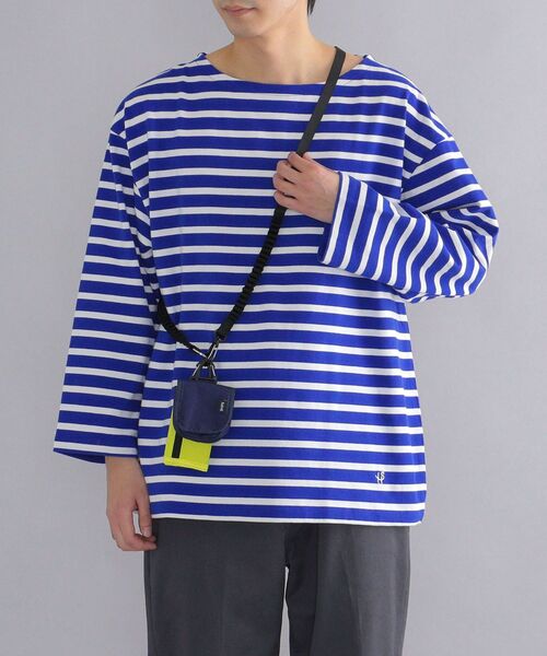 SHIPS（シップス）の「【WEB限定】SHIPS: 〈撥水加工〉 2セット ポーチ ネック ストラップ（ショルダーバッグ・メンズ・ブラック/オリーブ/イエロー・ONE SIZE）」の6枚目の写真