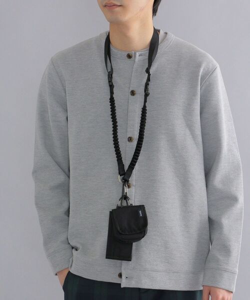 SHIPS（シップス）の「【WEB限定】SHIPS: 〈撥水加工〉 2セット ポーチ ネック ストラップ（ショルダーバッグ・メンズ・ブラック/オリーブ/イエロー・ONE SIZE）」の8枚目の写真