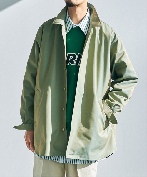 EDIFICE（エディフィス）の「ステンカラー CPOシャツ（ブルゾン・メンズ・カーキ/ベージュ/ネイビー・SMALL/LARGE/MEDIUM）」の6枚目の写真