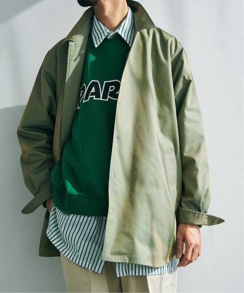 EDIFICE（エディフィス）の「ステンカラー CPOシャツ（ブルゾン・メンズ・カーキ/ベージュ/ネイビー・SMALL/LARGE/MEDIUM）」の7枚目の写真