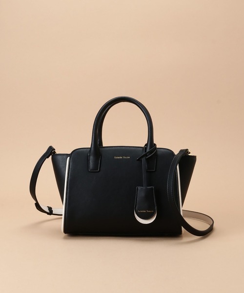 Samantha Thavasa（サマンサタバサ）の「バイカラーハンドルバッグ（ハンドバッグ・レディース・ブラック/グレイッシュベージュ/ピンクベージュ/オフホワイト・FREE）」の22枚目の写真