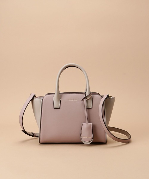 Samantha Thavasa（サマンサタバサ）の「バイカラーハンドルバッグ（ハンドバッグ・レディース・ブラック/グレイッシュベージュ/ピンクベージュ/オフホワイト・FREE）」の17枚目の写真