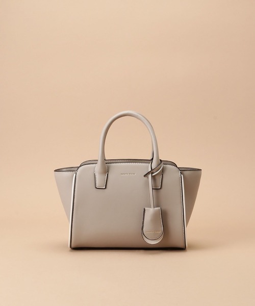 Samantha Thavasa（サマンサタバサ）の「バイカラーハンドルバッグ（ハンドバッグ・レディース・ブラック/グレイッシュベージュ/ピンクベージュ/オフホワイト・FREE）」の11枚目の写真