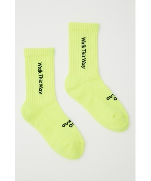 SLY(スライ)の「LOGO JQ SOCKS ロゴ ソックス(ソックス/靴下・レディース・ホワイト/イエロー・FREE)」の10枚目の写真