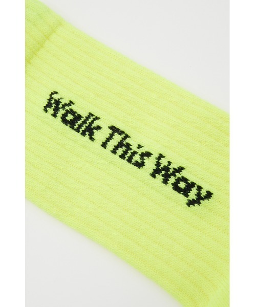 SLY(スライ)の「LOGO JQ SOCKS ロゴ ソックス(ソックス/靴下・レディース・ホワイト/イエロー・FREE)」の11枚目の写真