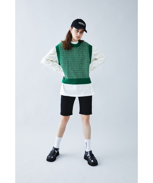 SLY(スライ)の「LOGO JQ SOCKS ロゴ ソックス(ソックス/靴下・レディース・ホワイト/イエロー・FREE)」の16枚目の写真