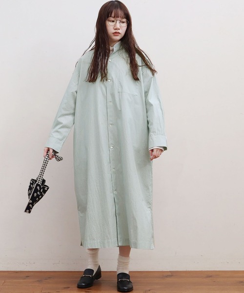 fig Ｌondon（フィグロンドン）の「sunny day shirt dress（シャツワンピース・レディース・その他/パープル/ホワイト・FREE）」の22枚目の写真