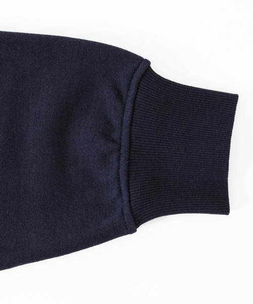 GLAZOS（グラソス）の「裏毛・ドロップショルダーMA-1（MA-1・キッズ・ネイビー/ベージュ系その他/ブラック・140cm/170cm/130cm/150cm/160cm）」の5枚目の写真