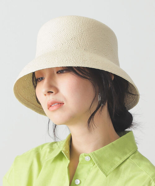 BEAMS LIGHTS(ビームスライツ)の「BEAMS LIGHTS / ペーパー織り HAT(ハット・レディース・ベージュ/ナチュラル・ONE SIZE)」の1枚目の写真