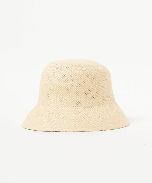 BEAMS LIGHTS(ビームスライツ)の「BEAMS LIGHTS / ペーパー織り HAT(ハット・レディース・ベージュ/ナチュラル・ONE SIZE)」の4枚目の写真