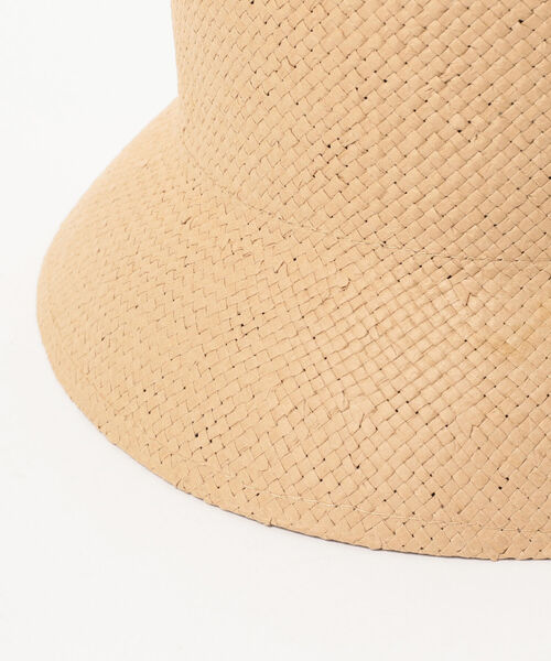 BEAMS LIGHTS(ビームスライツ)の「BEAMS LIGHTS / ペーパー織り HAT(ハット・レディース・ベージュ/ナチュラル・ONE SIZE)」の9枚目の写真