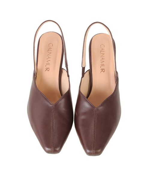 CALNAMUR（カルナムール）の「クリアヒールパンプス（パンプス・レディース・ブラウン/アイボリー・LARGE/MEDIUM/SMALL）」の12枚目の写真